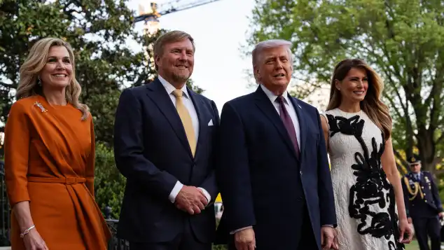 Queen Máxima, King Willem-Alexander, Donald Trump and Melania Trump