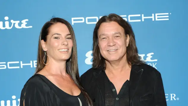 Janie Liszewski and Eddie Van Halen