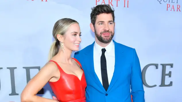 John Krasinski and Emily Blunt