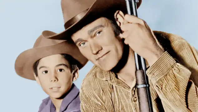 Johnny Crawford and Chuck Connors
