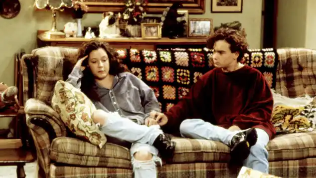 Johnny Galecki and Sara Gilbert
