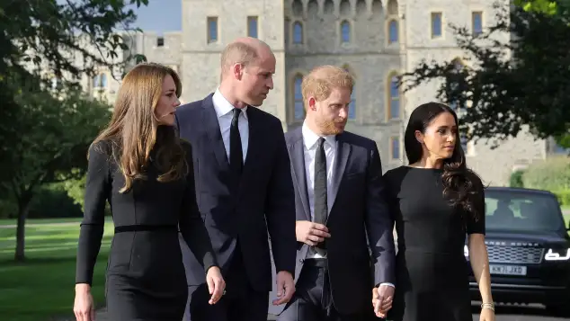 Kate, William, Harry and Meghan