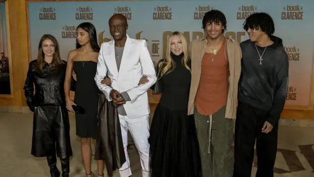 Leni Klum, Lou, Seal, Laura Strayer, Henry and Johan