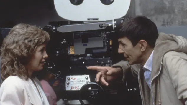 Leonard Nimoy directing 'Star Trek IV: The Voyage Home'