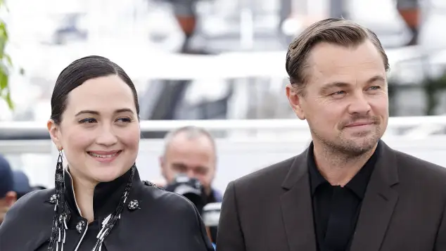 Leonardo DiCaprio and Lily Gladstone