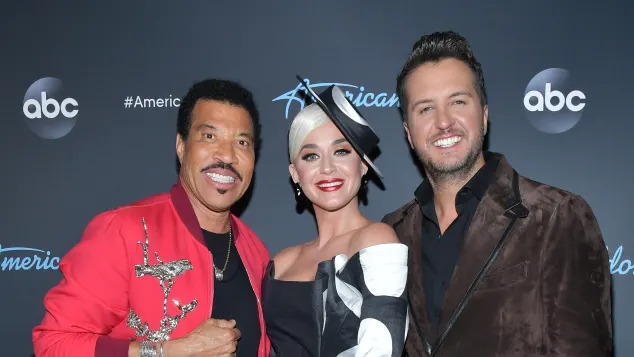 Lionel Richie, Luke Bryan and Katy Perry