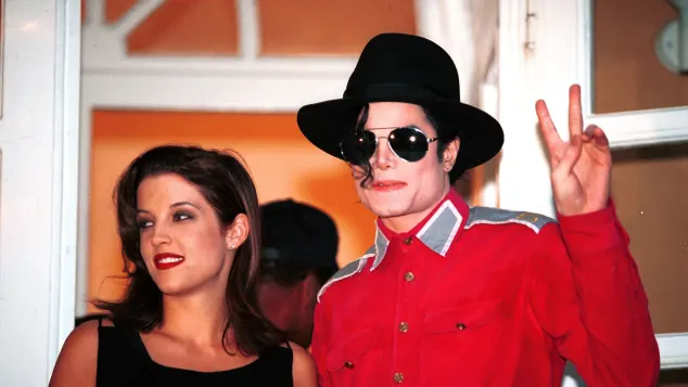 LIsa Marie Presley y Michael Jackson