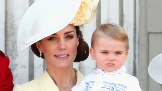 Prince Louis and Duchess Kate