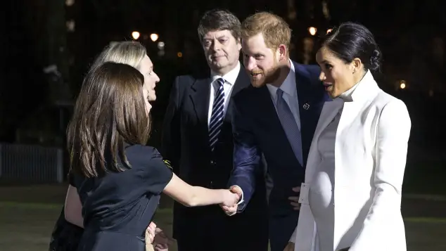 Duchess Meghan and Prince Harry at the National History Museum in London