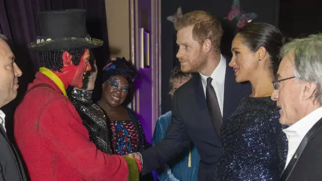 Meghan and Harry at the Royal Albert Hall