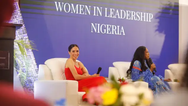 Meghan Markle Reveals Why She Wore A Red Dress In Nigeria