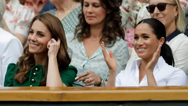 Meghan Markle y Kate Middleton en Wimbledon