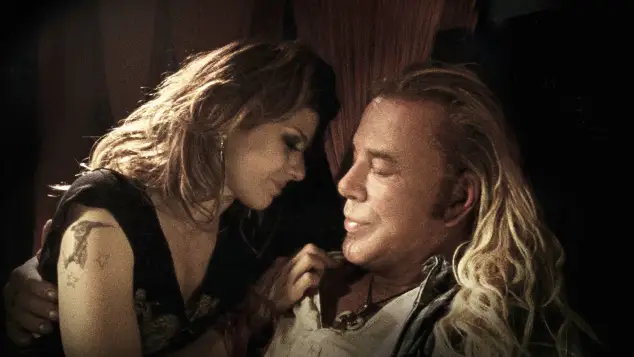 Marisa Tomei and Mickey Rourke in 'The Wrestler'