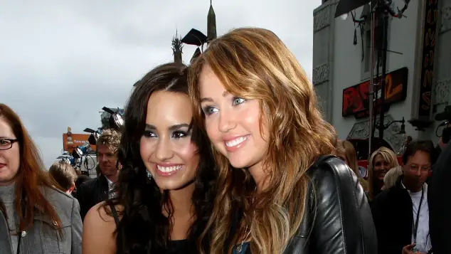 Demi Lovato and Miley Cyrus