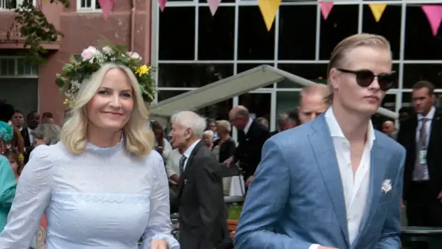 Crown Princess Mette-Marit and Marius Borg Høiby