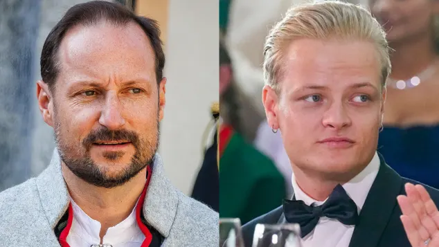 Crown Prince Haakon and Marius Borg Høiby