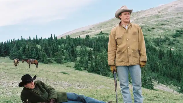 Jake Gyllenhaal and Heath Ledger in 'Brokeback Mountain'
