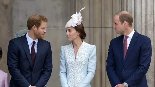 Prince Harry, Duchess Kate, and Prince William