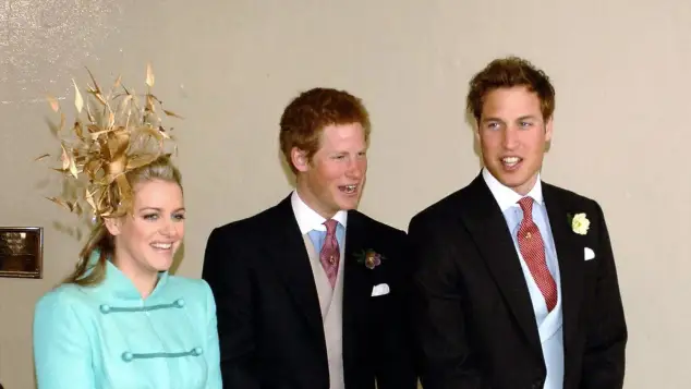 Prince Harry, Prince William and Laura Parker Bowles