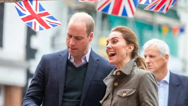El príncipe William y la princesa Kate de Gales