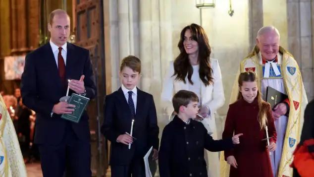 Prince William, Princess Kate and their children