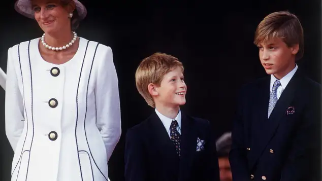 Princesse Diana, Prince William et Prince Harry