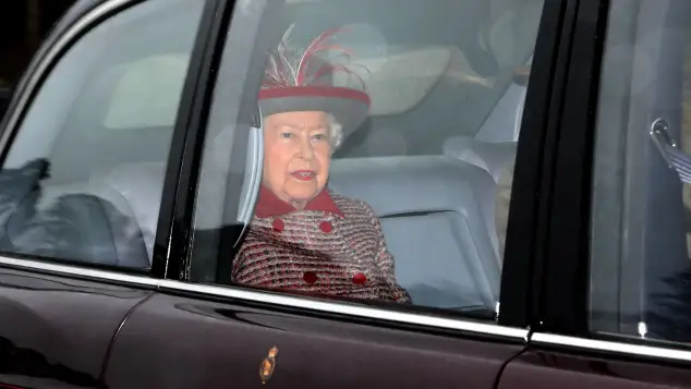 The Queen attends last church service before Christmas