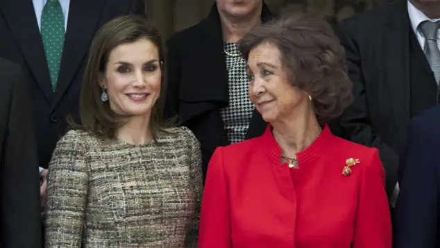 Queen Letizia and Queen Sofia