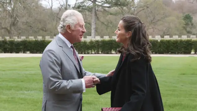 Prince Charles and Queen Letizia