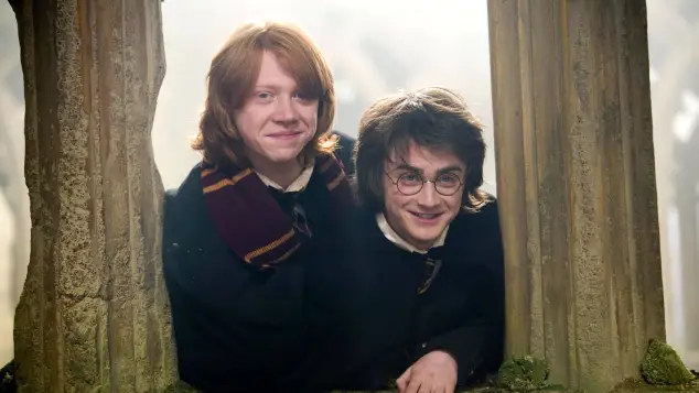 Rupert Grint and Daniel Radcliffe in 'Harry Potter and the Goblet of Fire'