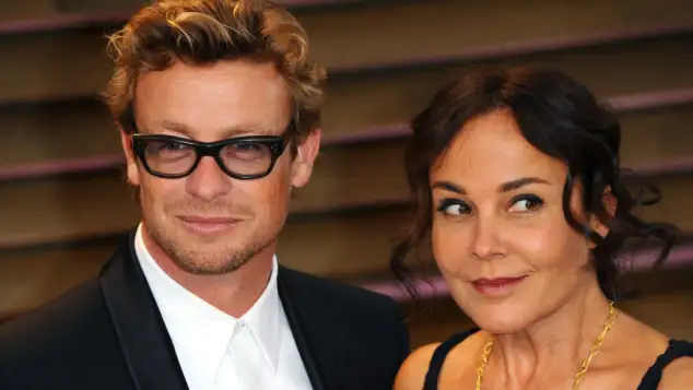 Simon Baker and Rebecca Rigg