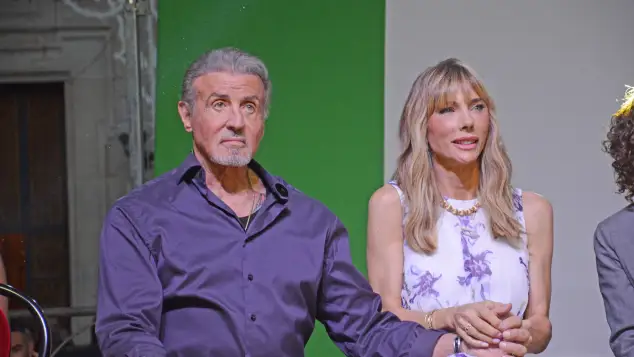 Sylvester Stallone and Jennifer Flavin 