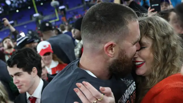 Taylor Swift and Travis Kelce