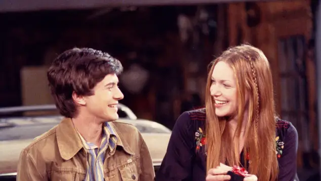 Topher Grace and Laura Prepon in 'That '70s Show'
