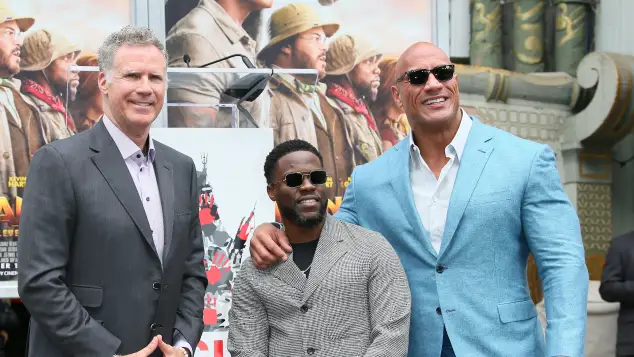 Will Ferrell Kevin Hart Dwayne Johnson