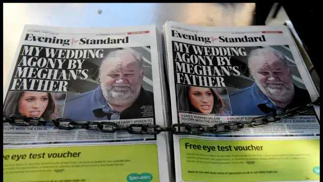 Meghan Markle and Thomas Markle On 'Evening Standard'