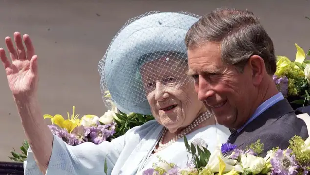 Queen Mother and Prince Charles