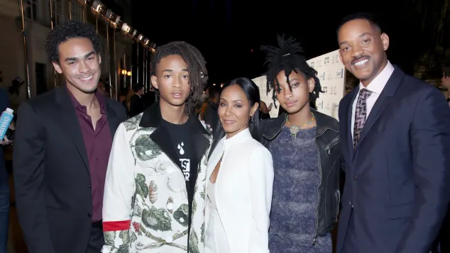 Will Smith, Jada Pinkett Smith, Willow Smith, Jaden Smith, and Trey Smith