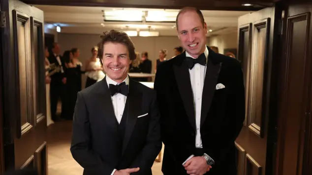 Prince William and Tom Cruise
