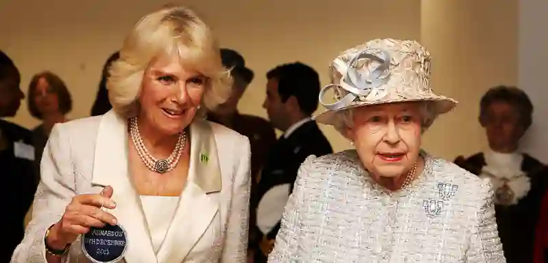 The Queen And Duchess Of Cornwall Visit The New Barnardo's Headquarters in Barkingside