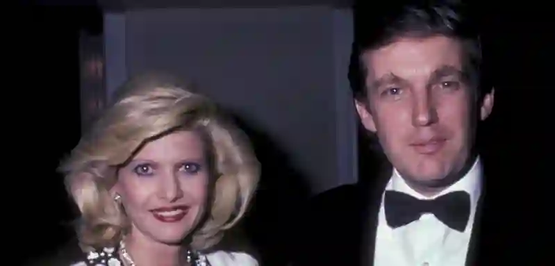 Ivana and Donald Trump at an event in 1985