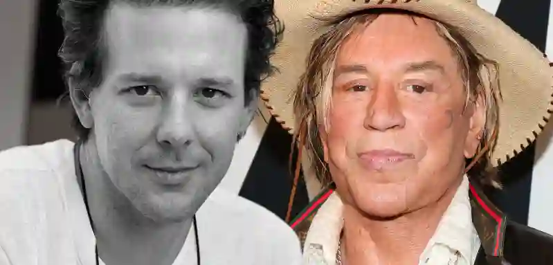 Mickey Rourke then and now