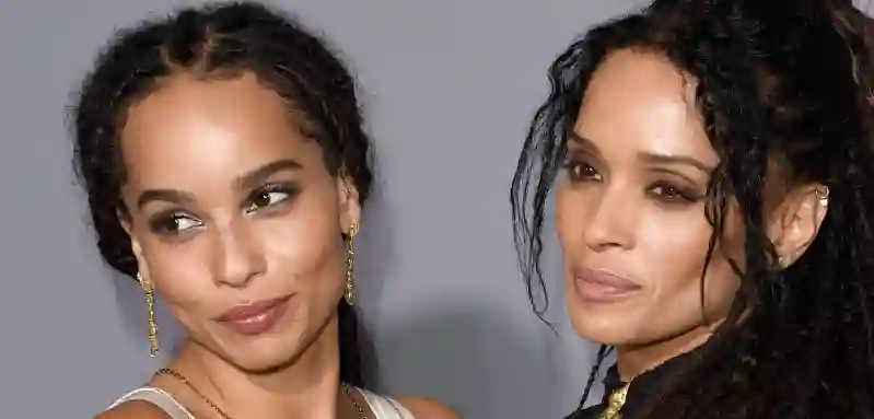 Zoe Kravitz and presenter Lisa Bonet attend the InStyle Awards.
