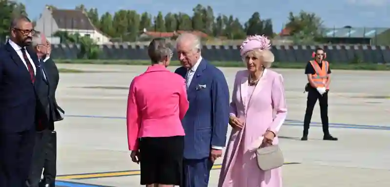 King Charles and Queen Camilla landed on 20.9.23 Paris