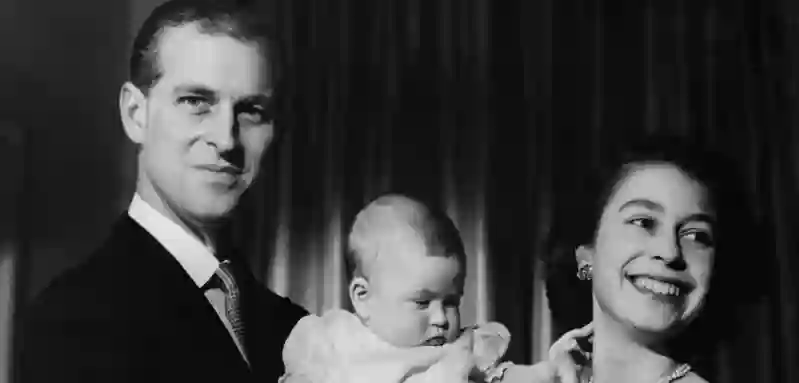 Prince Philip, Prince Charles, Queen Elizabeth II.