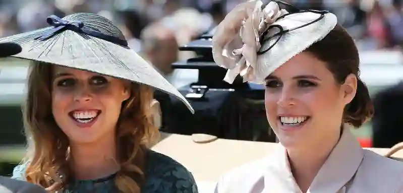 Prueba de la princesa Beatriz y la princesa Eugenia