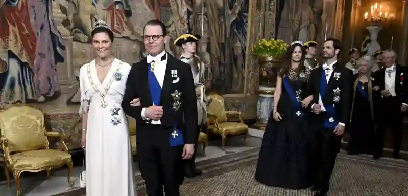 Crown Princess Victoria of Sweden with Prince Daniel
