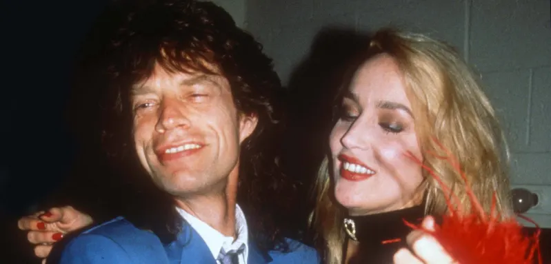 Mick Jagger and Jerry Hall
