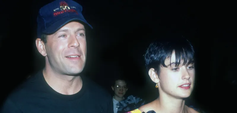 Bruce Willis and Demi Moore