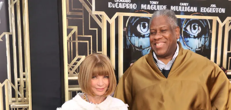 André Leon Talley and Anna Wintour